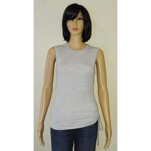 Womens Theory Size Small Grey Tank Top